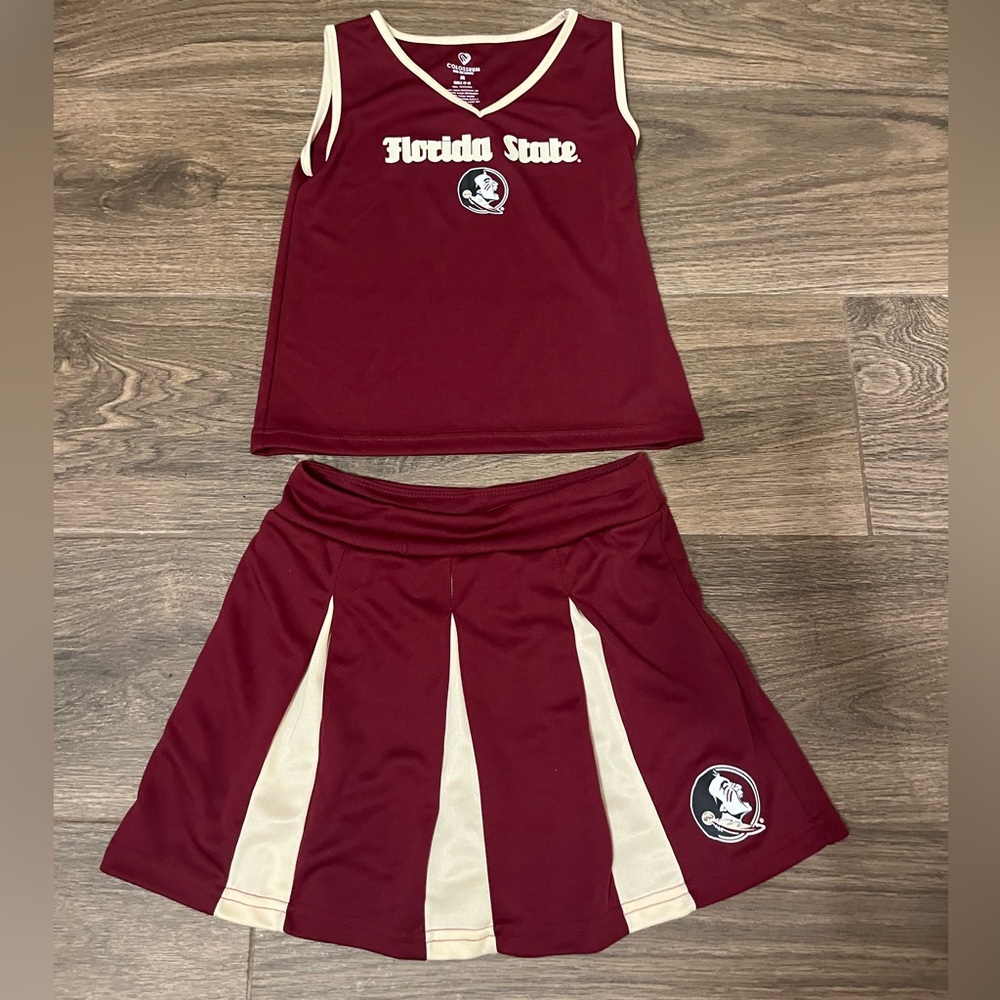 Florida state cheer leading outfit